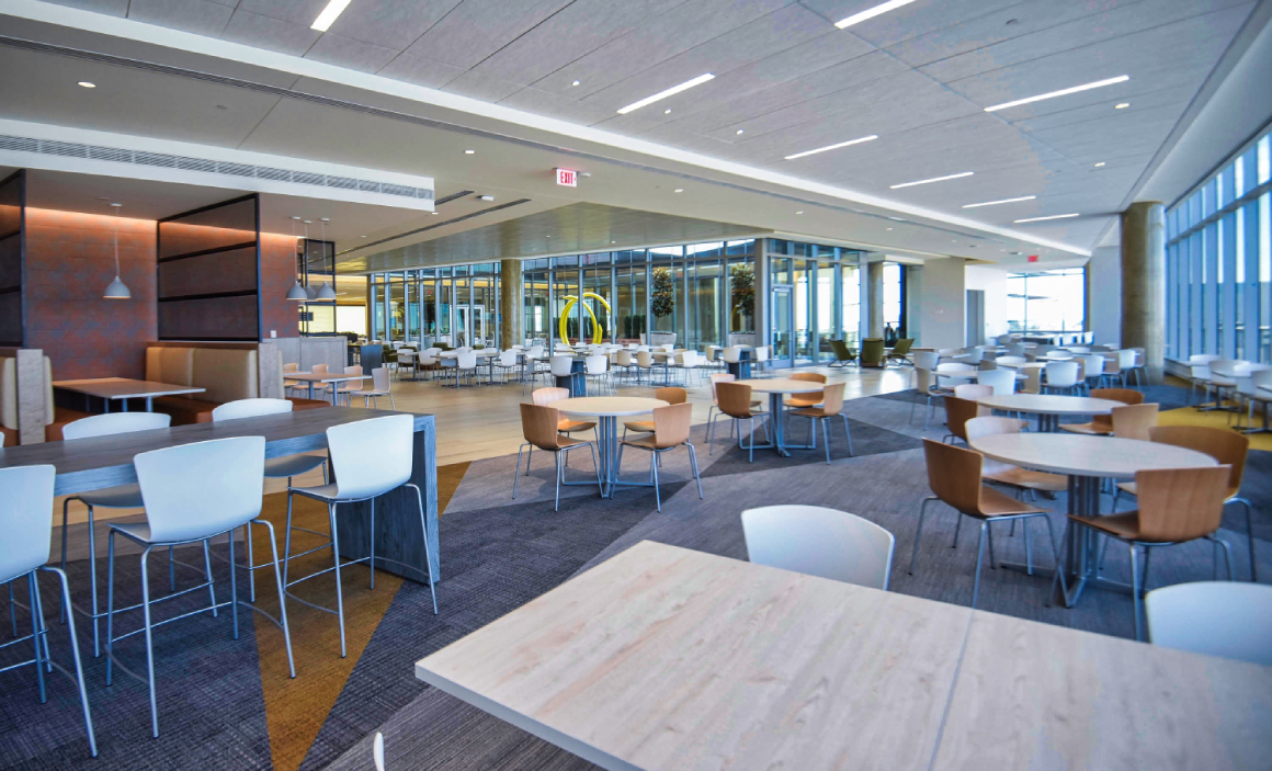 seating areas inside Liberty Mutual Plano, TX office