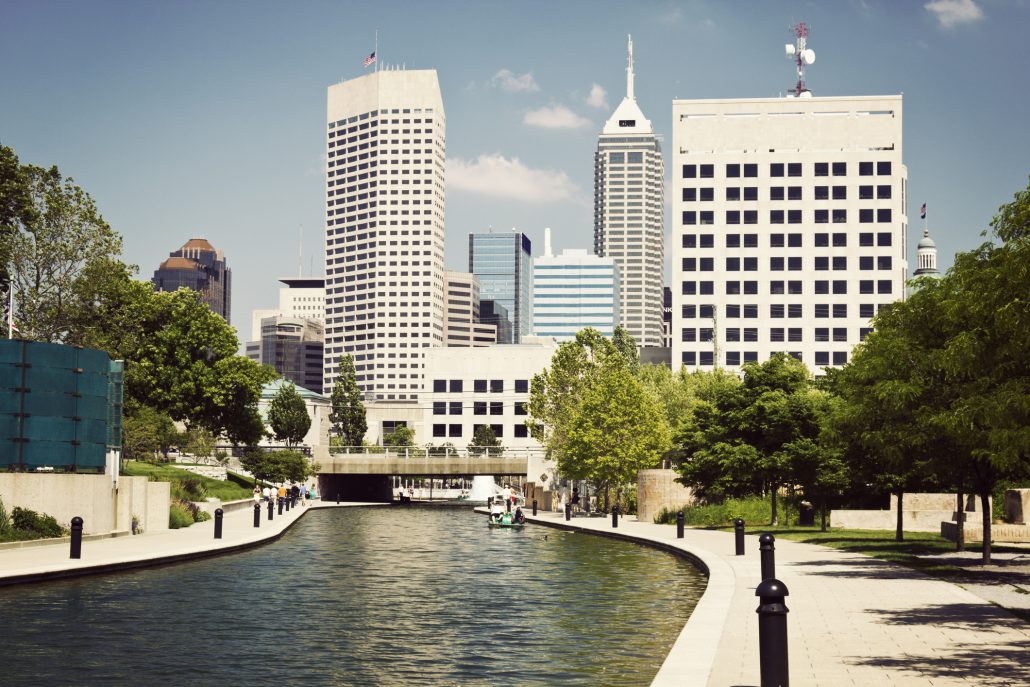 Image of buildings in Indianapolis, Indiana